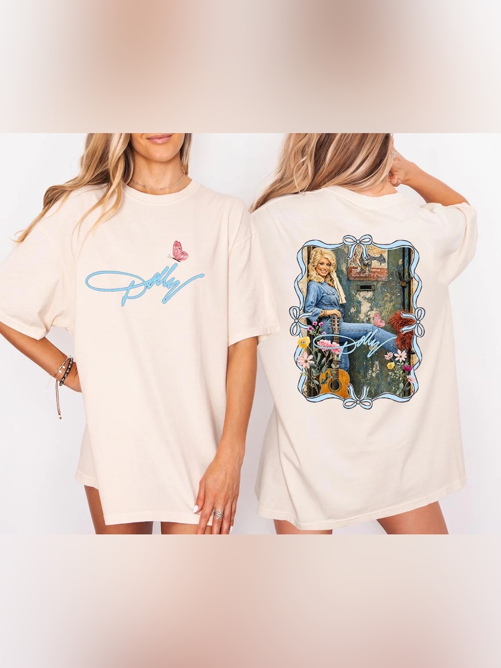 Dolly Parton Concert Comfort Color Tee Retro Country Music Legend Vintage Tee